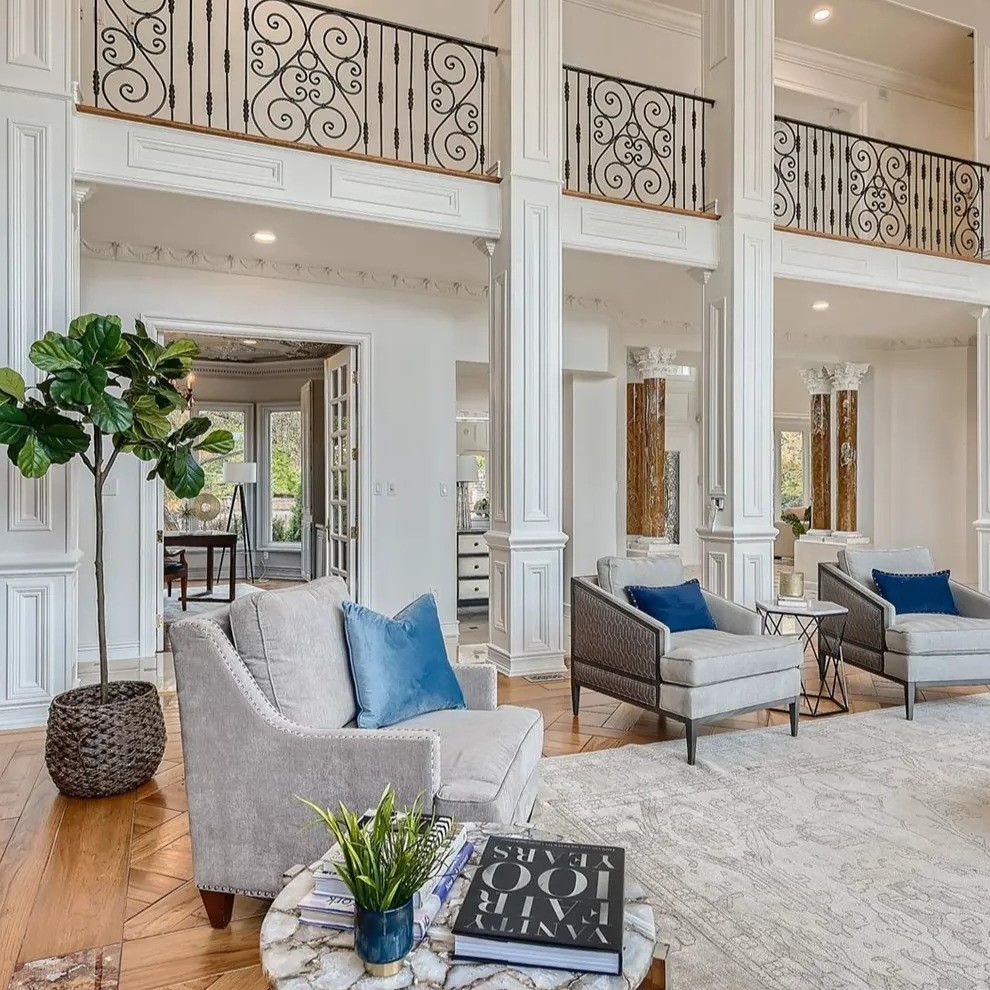 Living Room in Nikola Jokic’s Cherry Hills Home