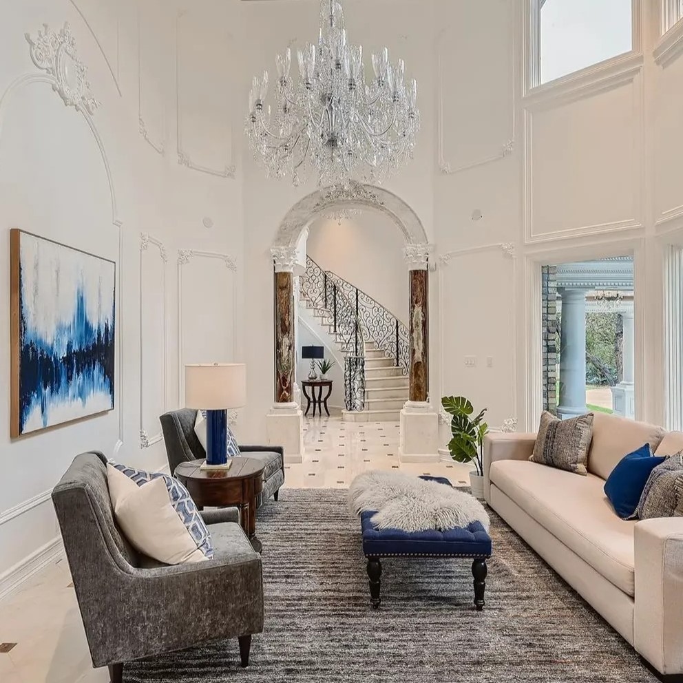 Sitting Area in Nikola Jokic’s Cherry Hills Home