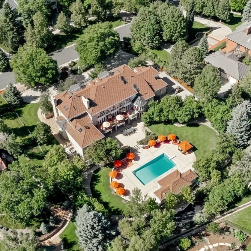 Aerial View of Nikola Jokic’s Cherry Hills Home