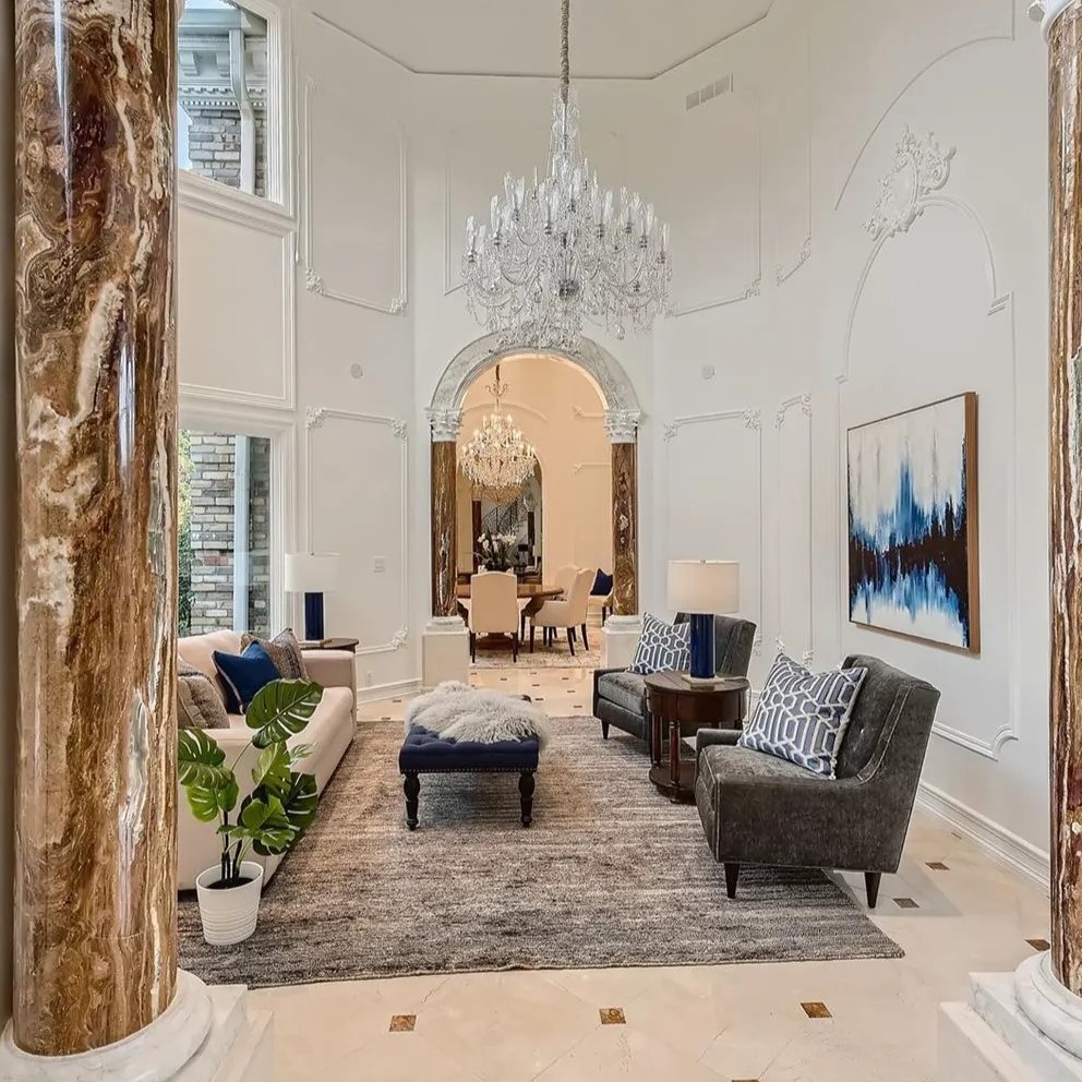 Sitting Area in Nikola Jokic’s Cherry Hills Home