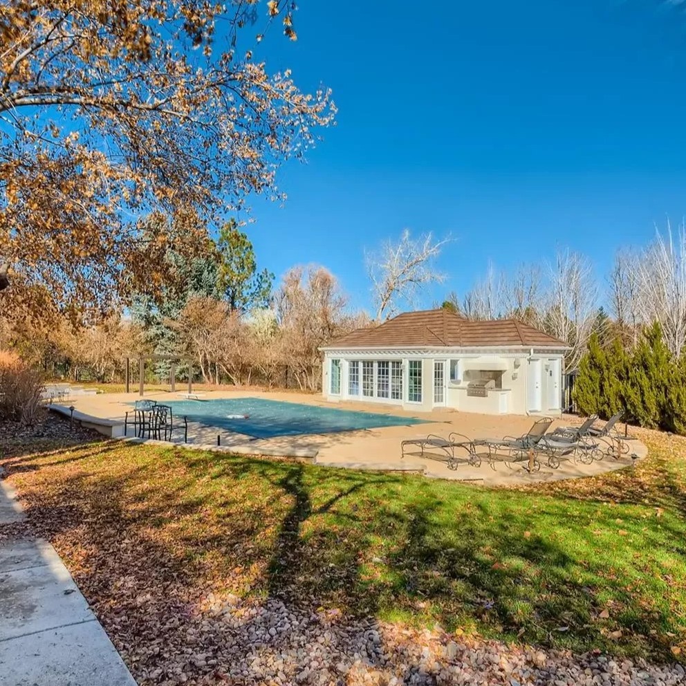 Patio in Nikola Jokic’s Cherry Hills Home