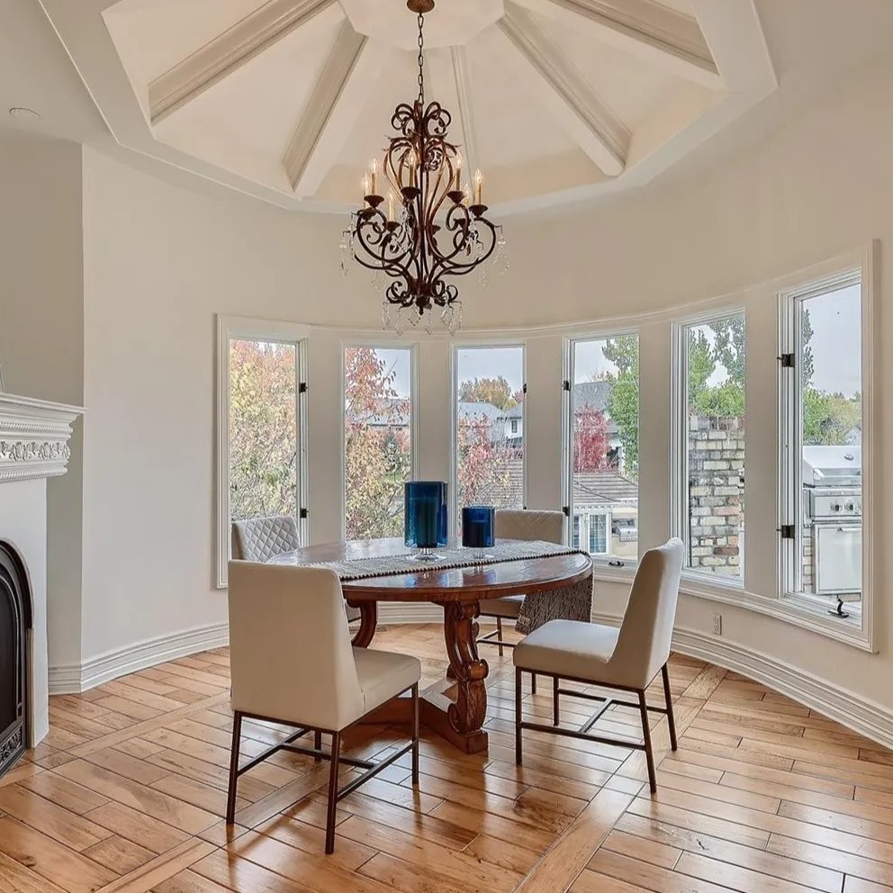 Breakfast Nook in Nikola Jokic’s Cherry Hills Home