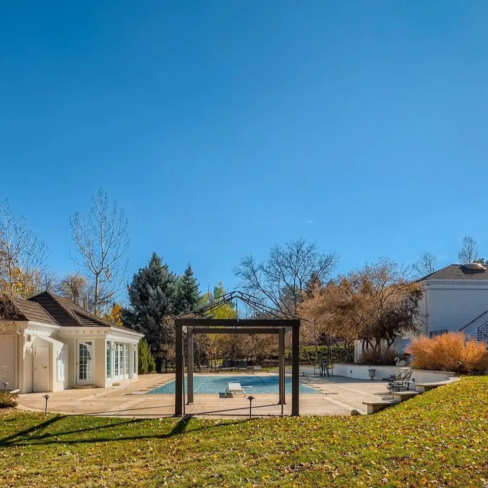 Outdoor Sitting Area in Nikola Jokic’s Cherry Hills Home