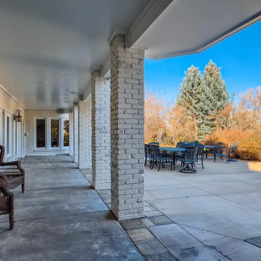 Patio in Nikola Jokic’s Cherry Hills Home
