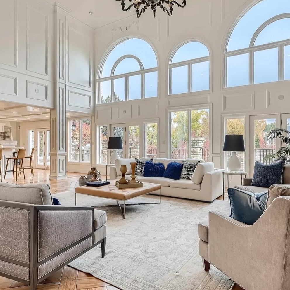 Sitting Area in Nikola Jokic’s Cherry Hills Home