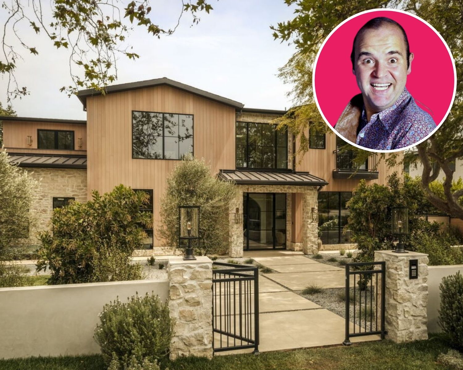 Front of Dom DeLuise’s Former CA Home