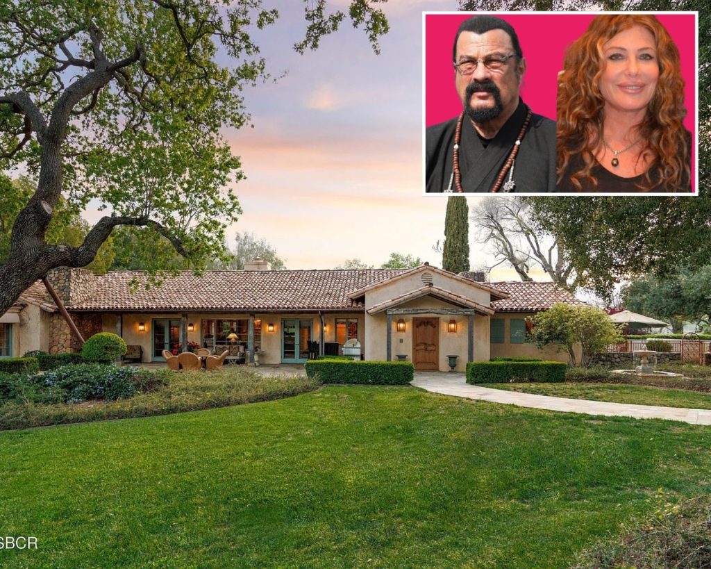 Front of Steven Seagal and Kelly LeBrock’s Former CA Home