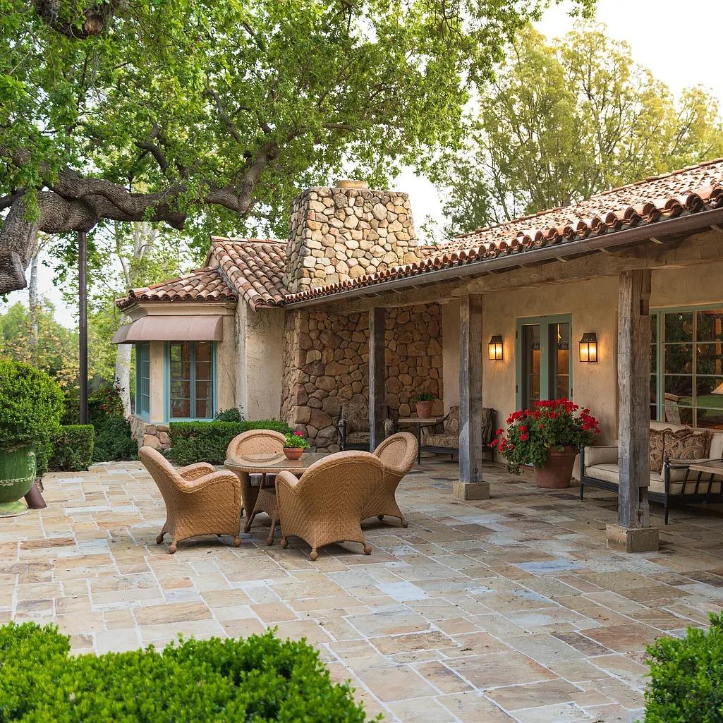 Patio of Steven Seagal and Kelly LeBrock’s Former CA Home