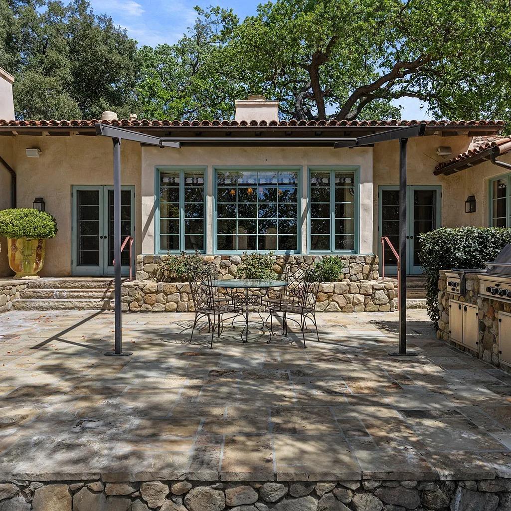 Terrace of Steven Seagal and Kelly LeBrock’s Former CA Home