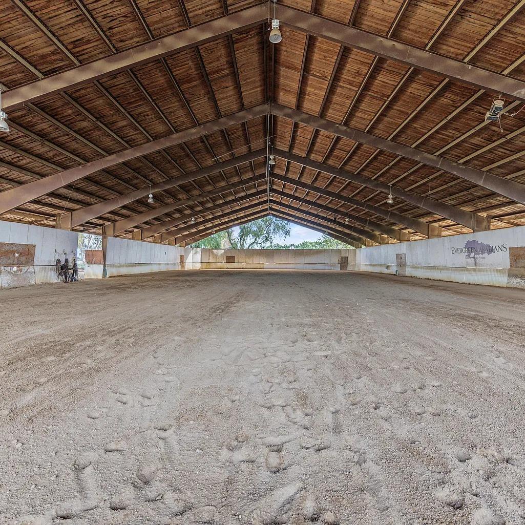 Riding Arena of Steven Seagal and Kelly LeBrock’s Former CA Home