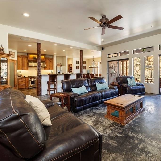 Living Room in Amber Heard’s Former CA Home